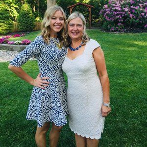 Zara Jacquard Flared Dress